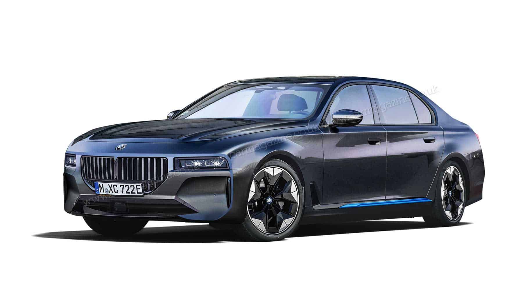 BMW i7 elektromobilis