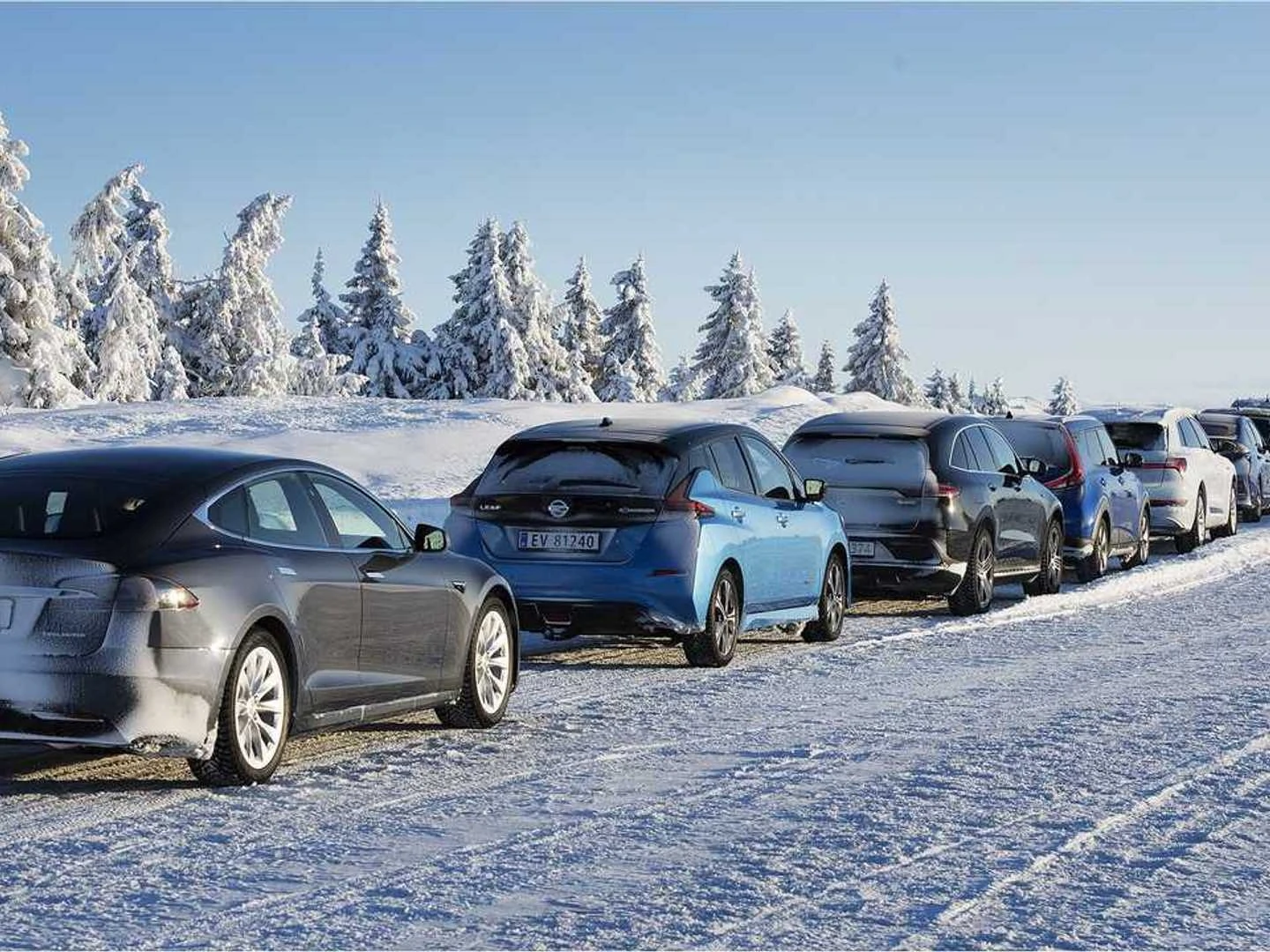 Elektromobiliai žiemą